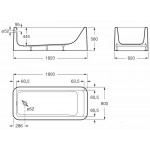 Ванна акриловая Roca Element Ванна акриловая Roca Element